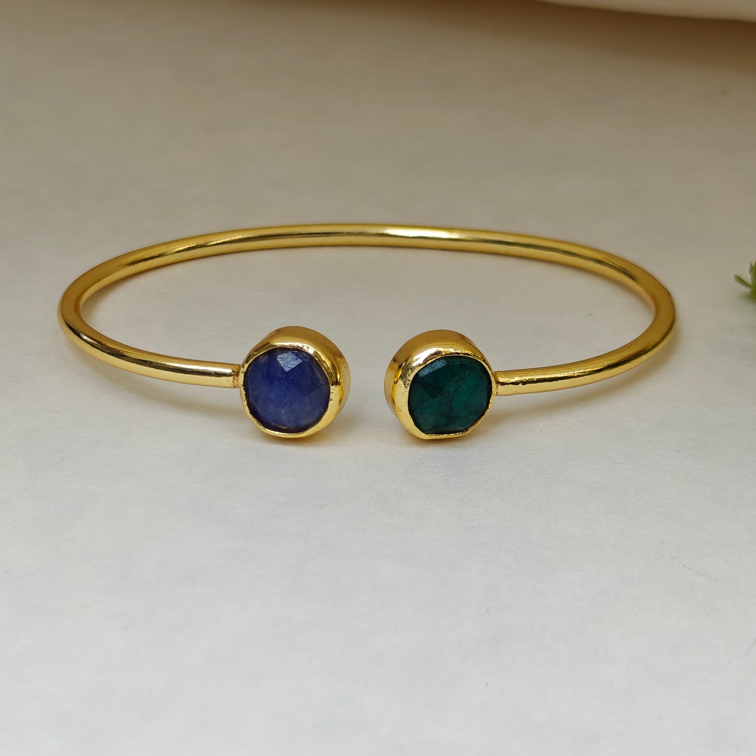 Colored Crystals Slim Bangle