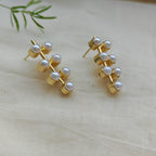 Mini Pearl Grapebunch earrings