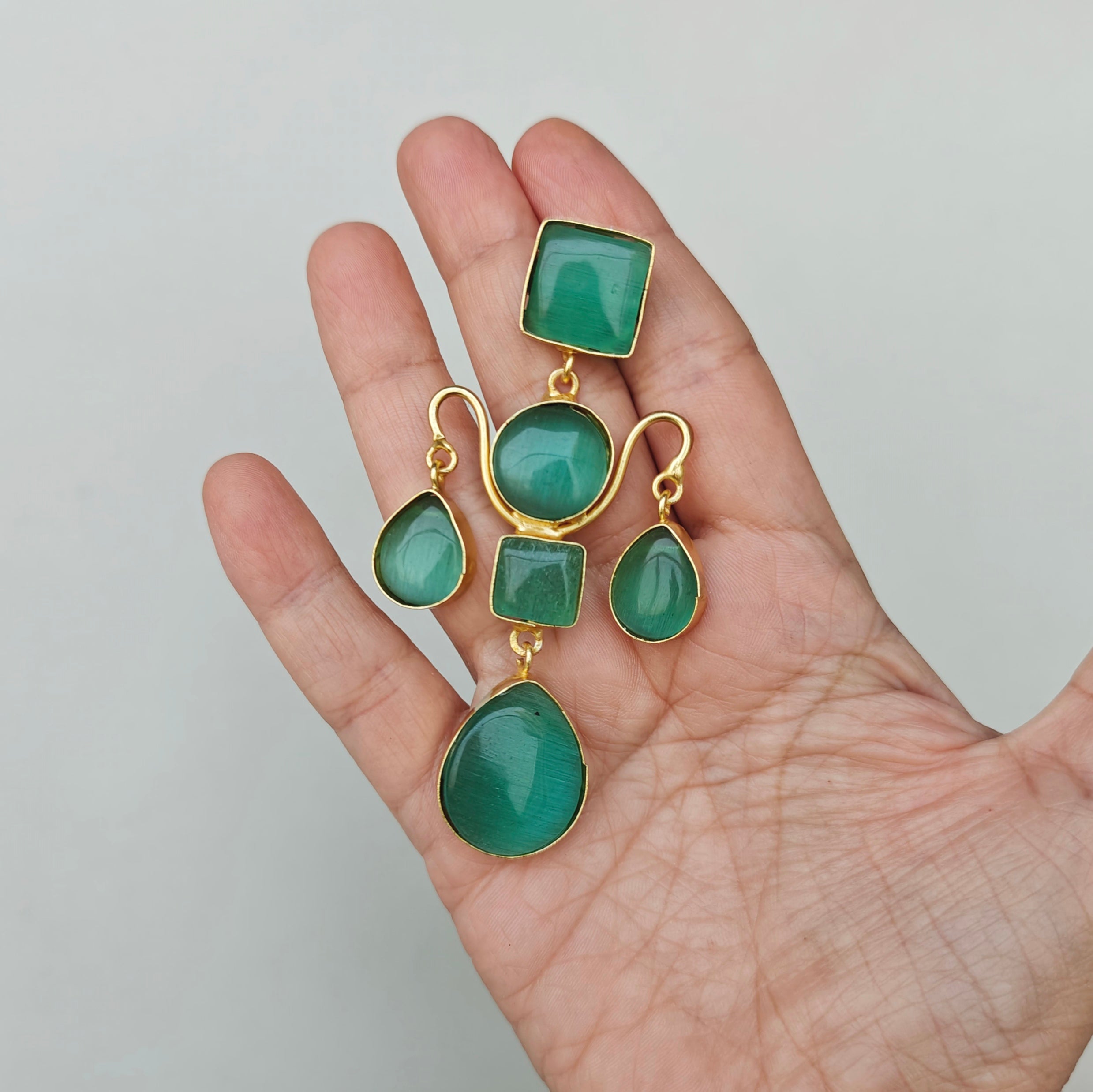 Mint Muse Statement Earrings