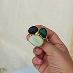 Stones Medley Trio finger ring