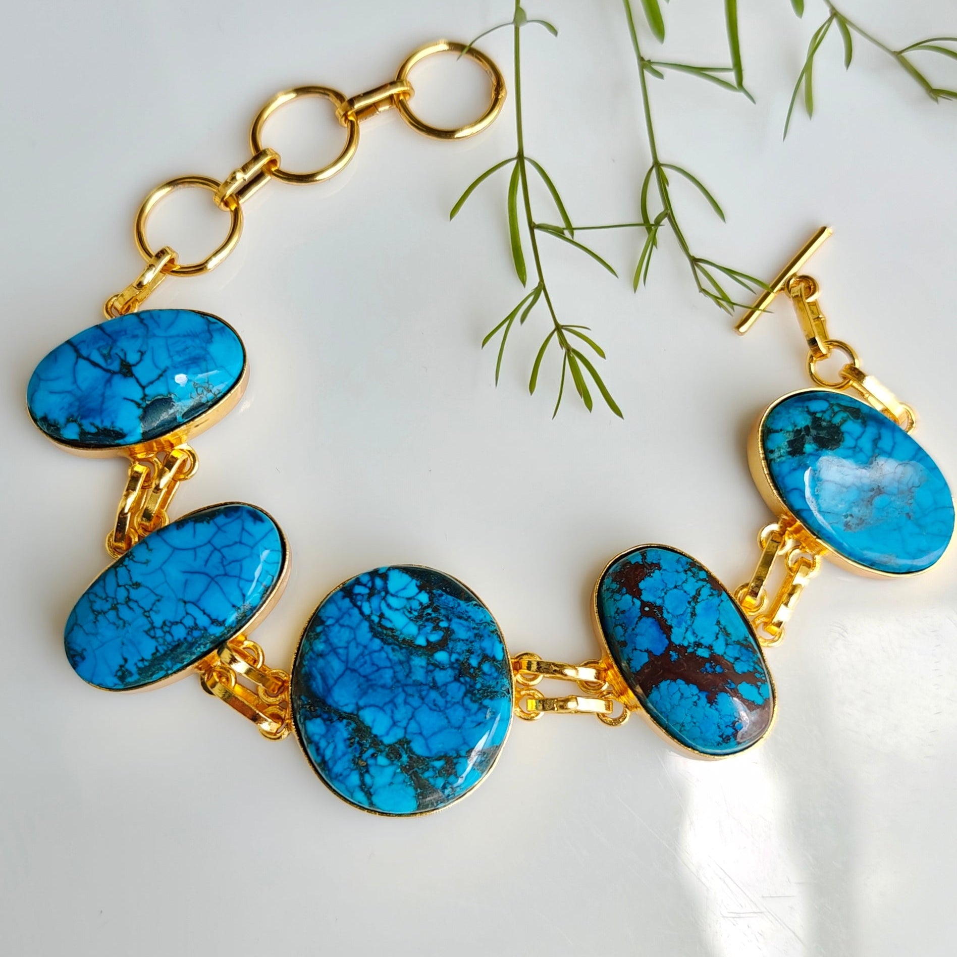 Howlite Turquoise Bracelet