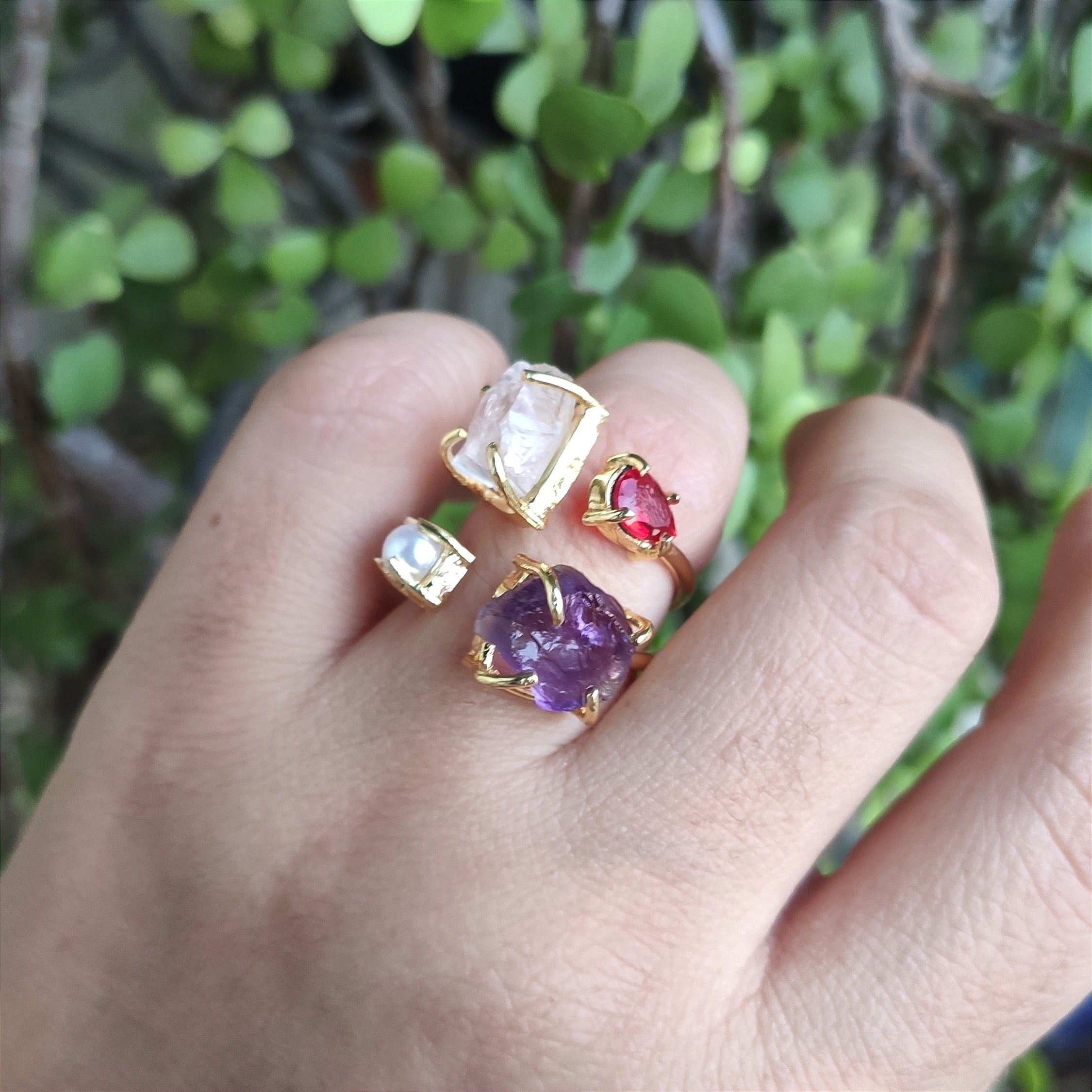Elemental Harmony finger ring