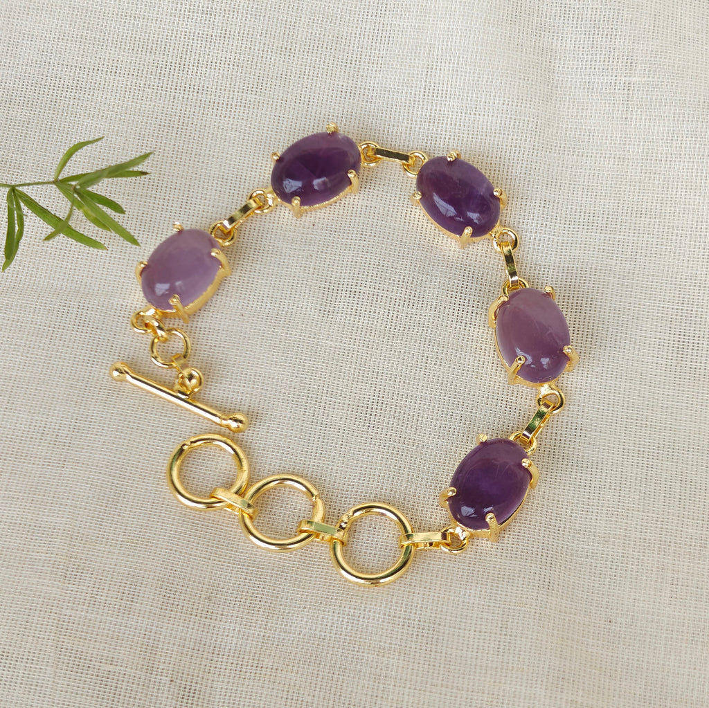 Natural tumble stones bracelet