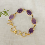 Natural tumble stones bracelet