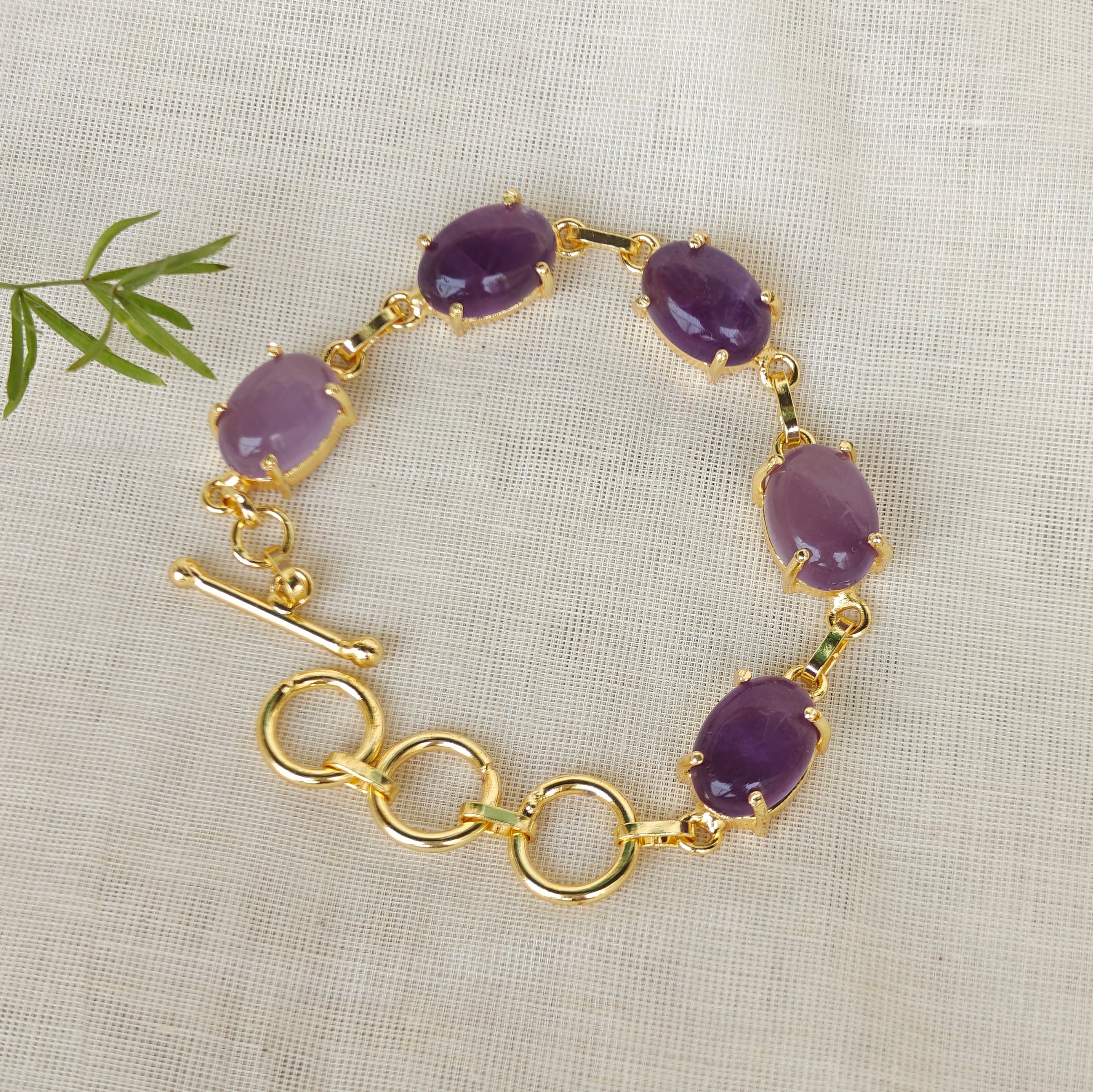 Natural tumble stones bracelet