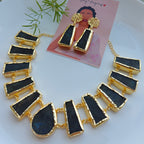 Labradorite Cleopatra Necklace Set
