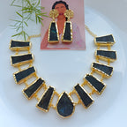 Labradorite Cleopatra Necklace Set