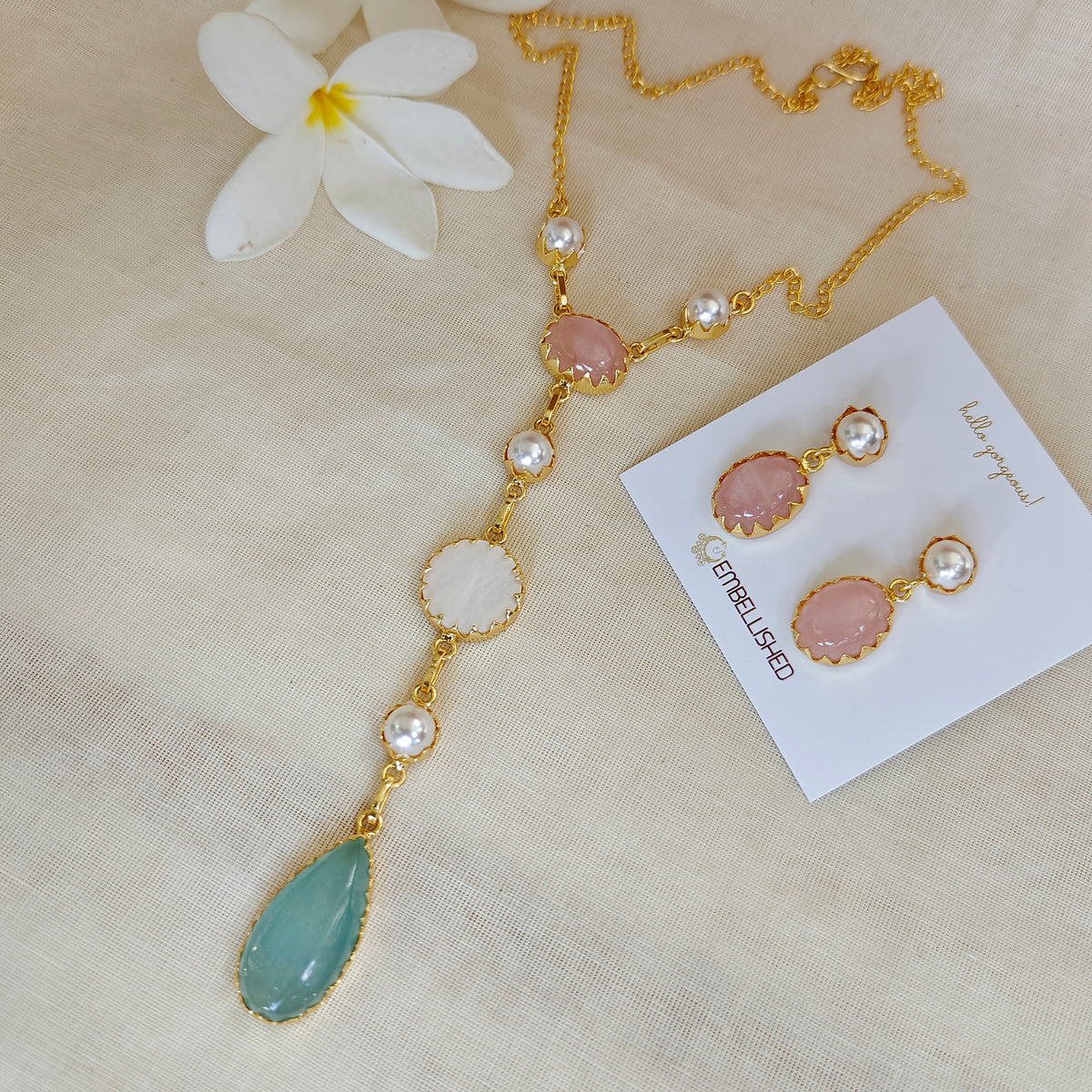 Soiree Y-drop Necklace set
