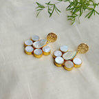 Pearl Halo Drop Earrings