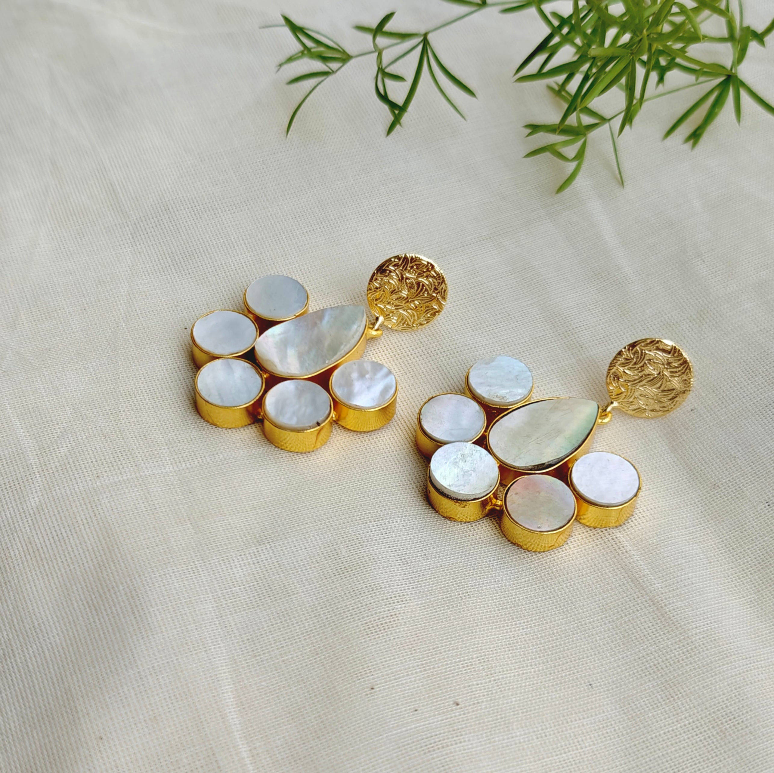 Pearl Halo Drop Earrings