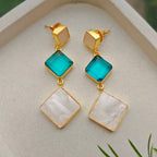 Ocean Haze Drop Earrings
