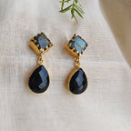 Midnight shades drop earrings