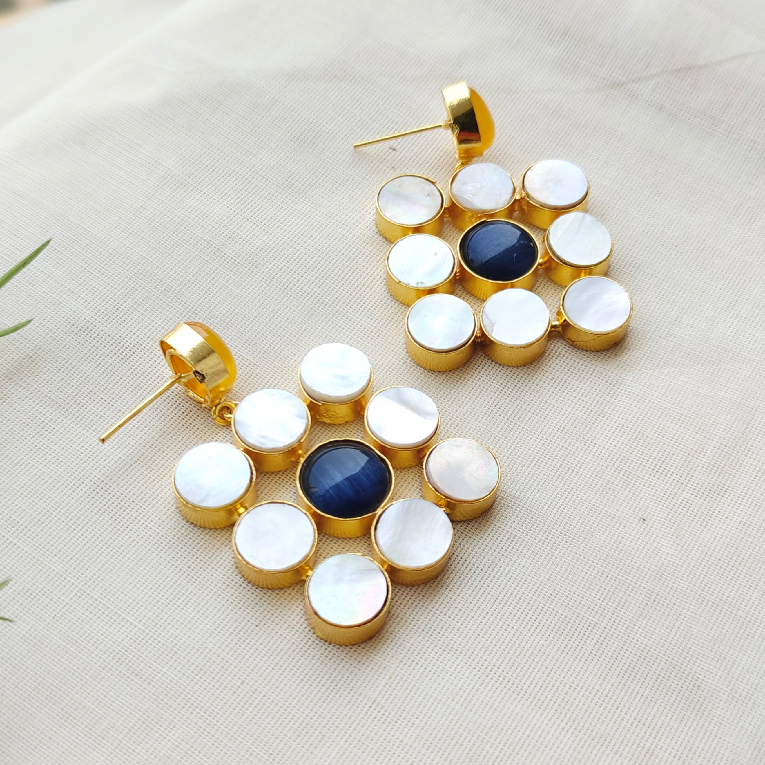 Celeste Mosaic Drop Earrings