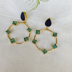 Mint Halo Drop earrings