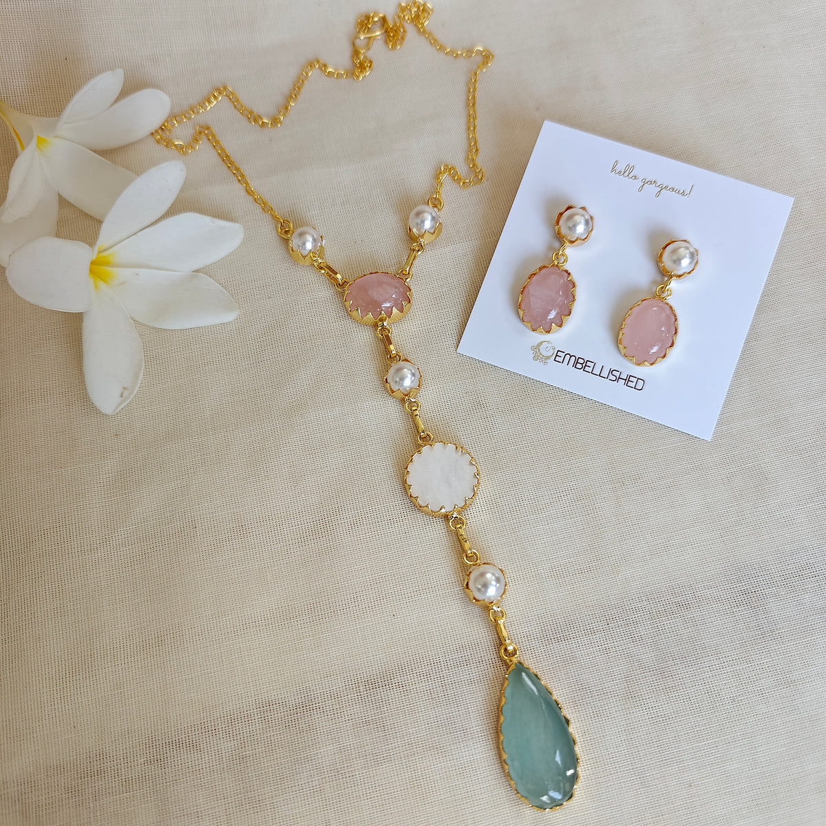 Soiree Y-drop Necklace set