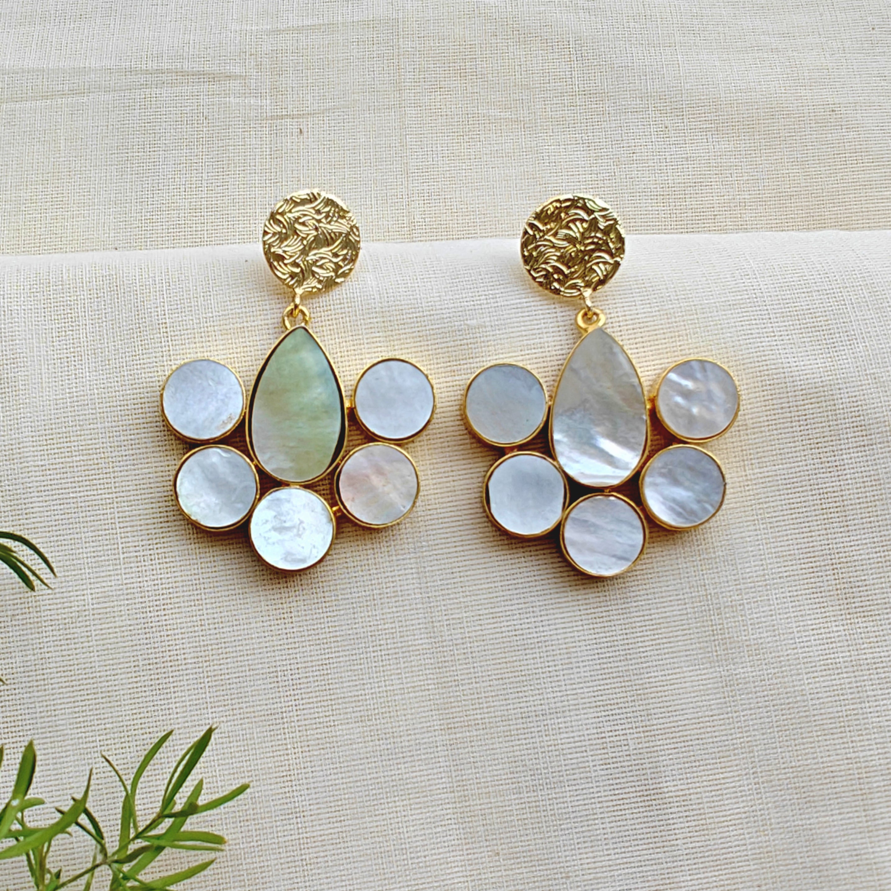 Pearl Halo Drop Earrings