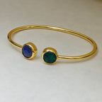 Colored Crystals Slim Bangle