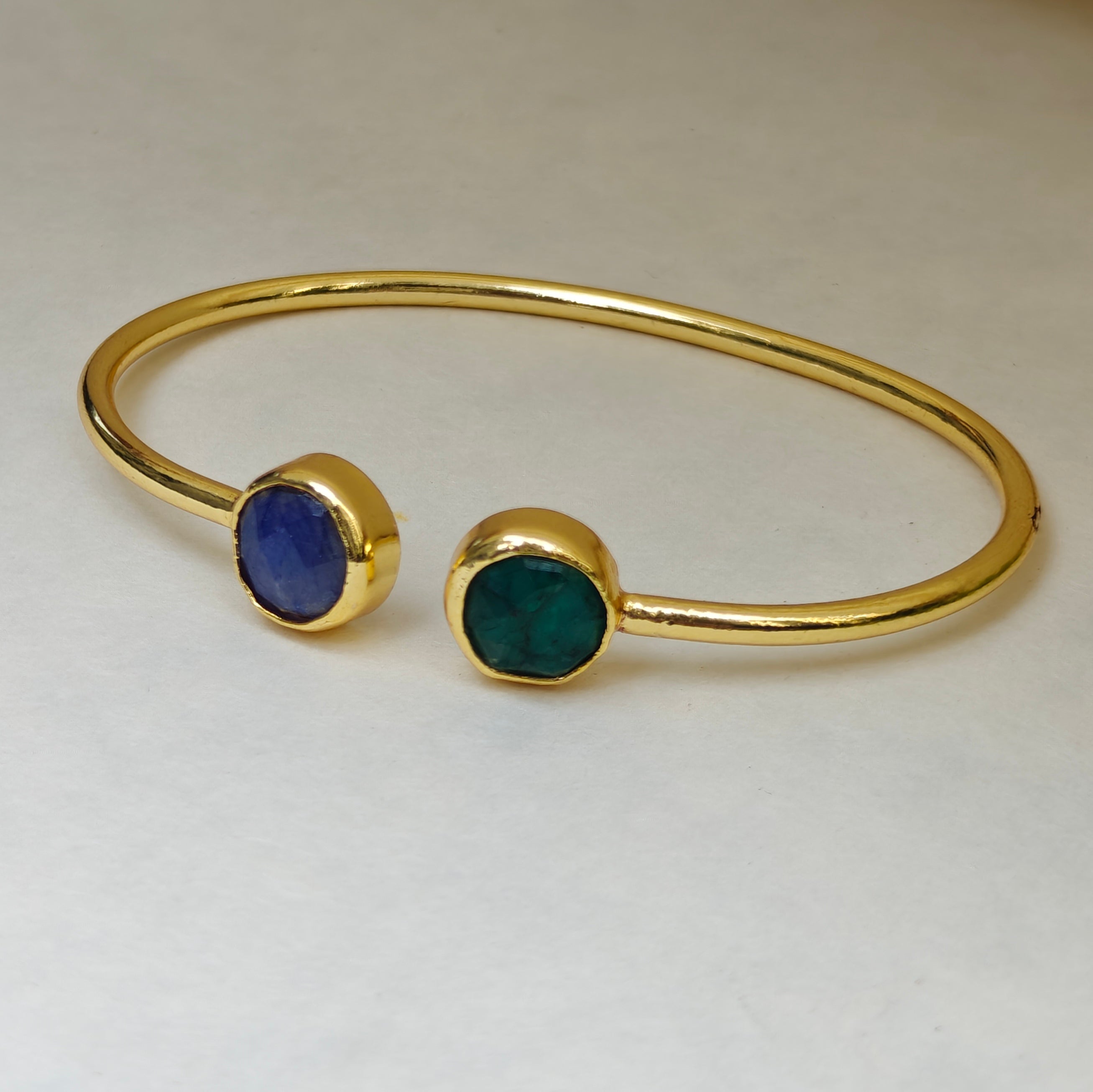 Colored Crystals Slim Bangle