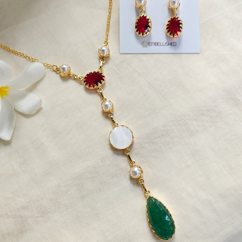 Soiree Y-drop Necklace set