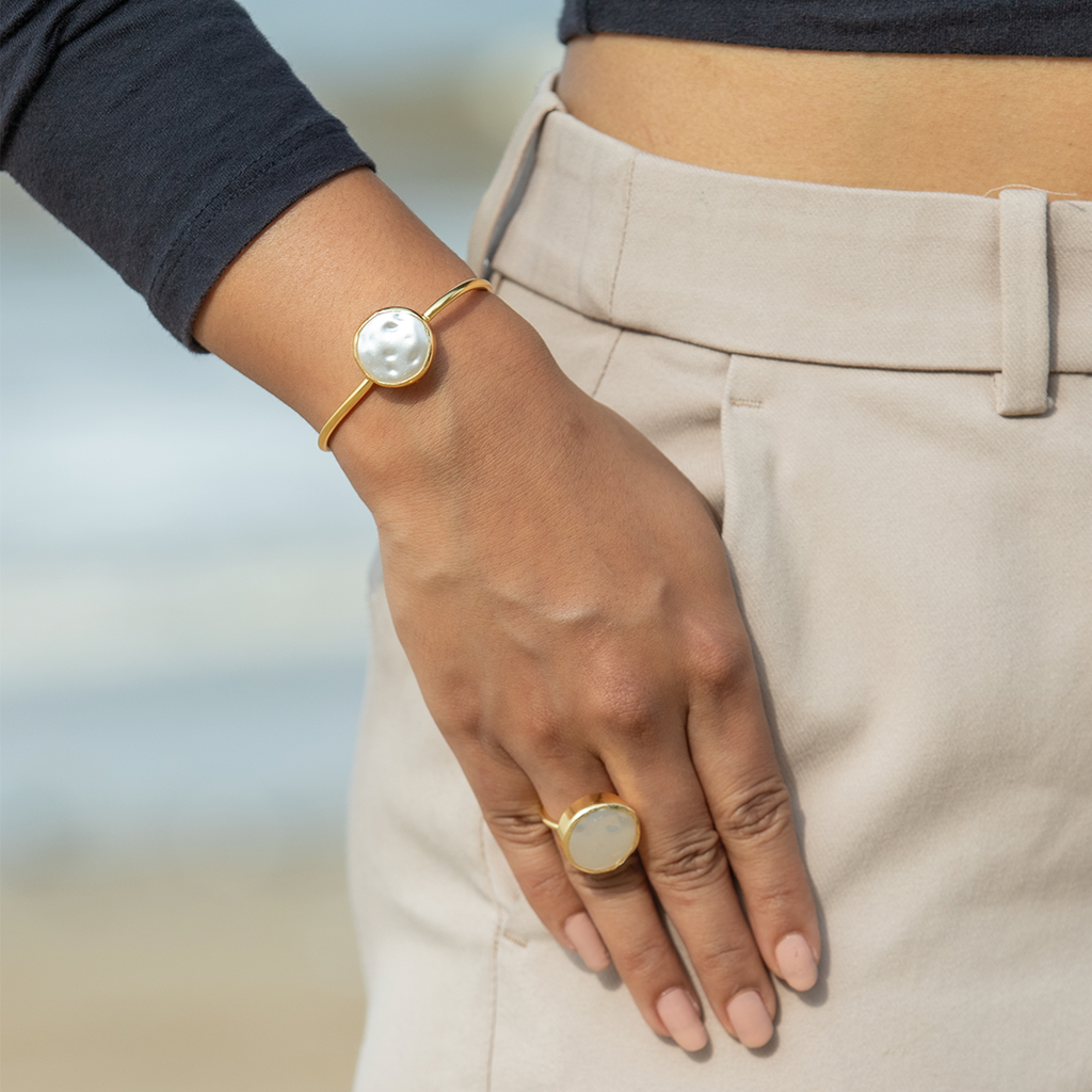 Ivory Glow Baroque Pearls set