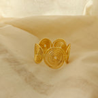 Celestial Spiral Statement Cuff