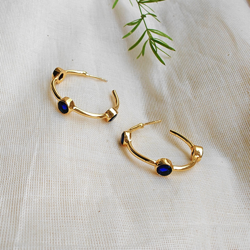 Everyday Studded Hoops