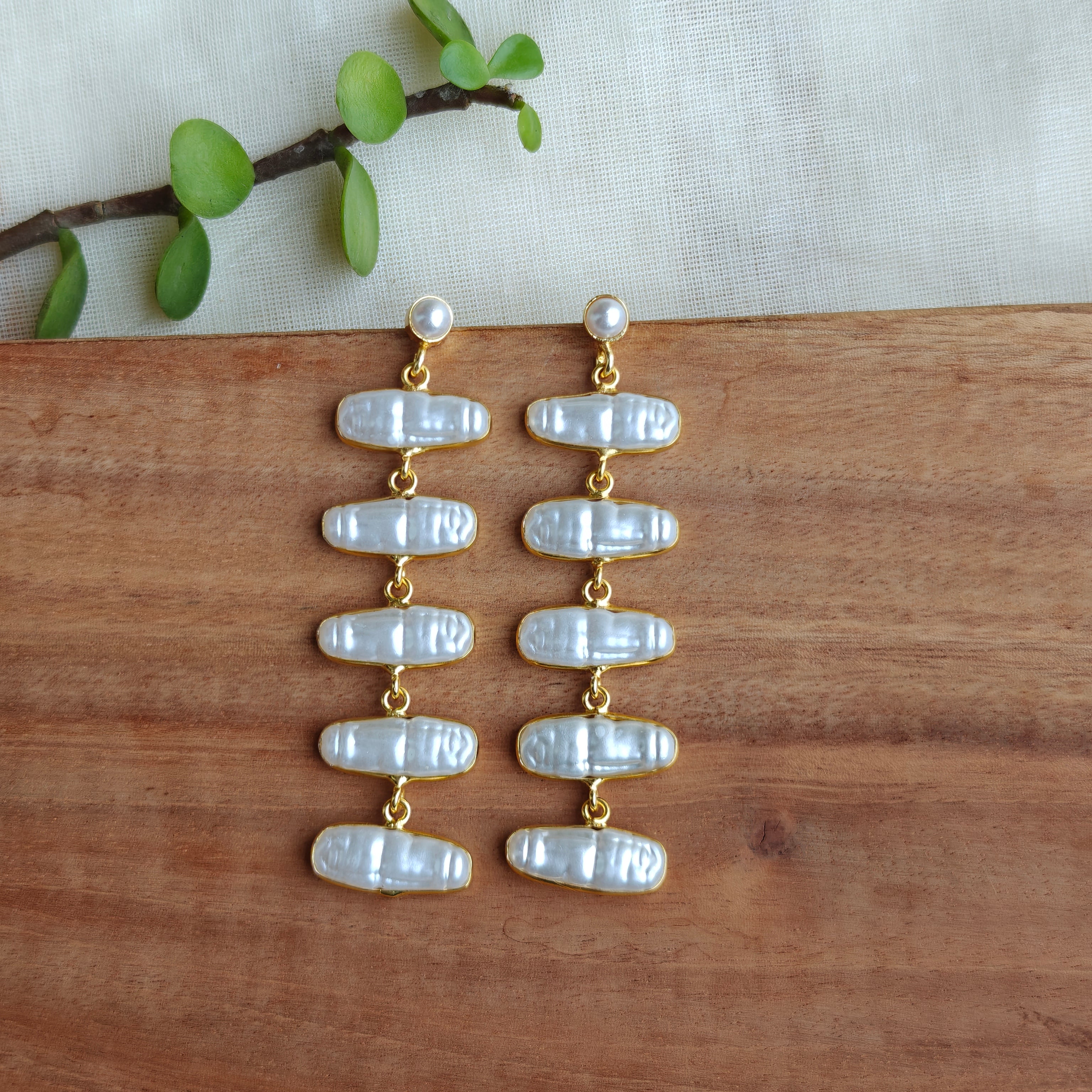 Baroque Pearl Rope earrings