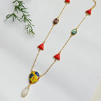 Carnival Gemstone Statement Chain - Yellow