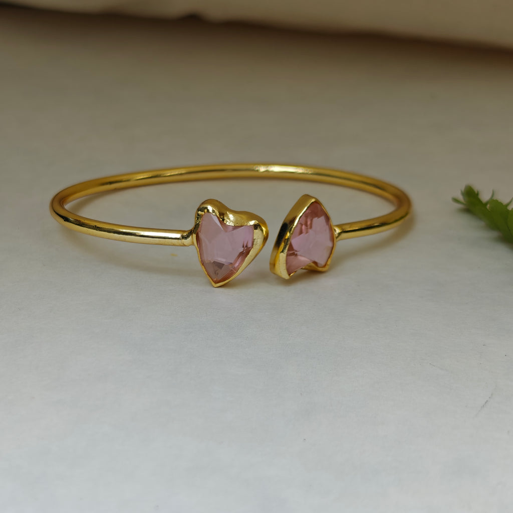 Pink hearts Slim Bangle