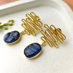 Whimsy Waves and Bold Drops - blue