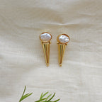 Pearl on Cone studs