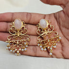 Filigree Golden Chandelier Earrings