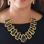 Labradorite Cleopatra Necklace Set