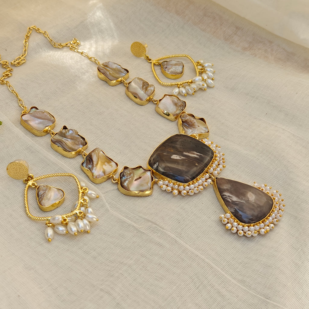 Moondance Statement Necklace set