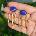Indigo Pop Raindrop Earrings