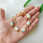 Natural tumble stones bracelet
