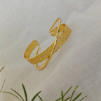 Hammered Gold Wrap Cuff