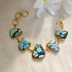 Matrix Turquoise Bracelet in gold frame