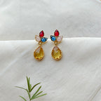 Vibrant Mosaic Teardrop earrings