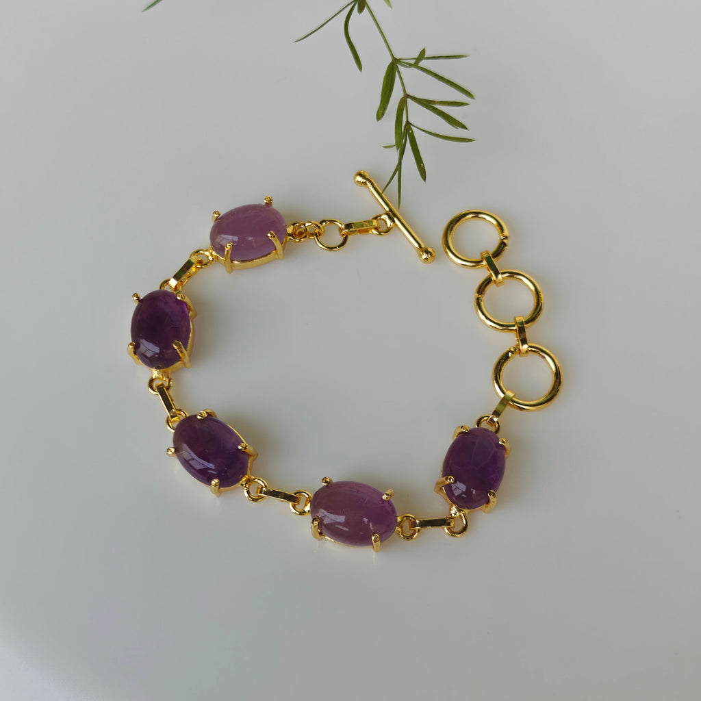 Natural tumble stones bracelet