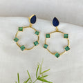 Mint Halo Drop earrings