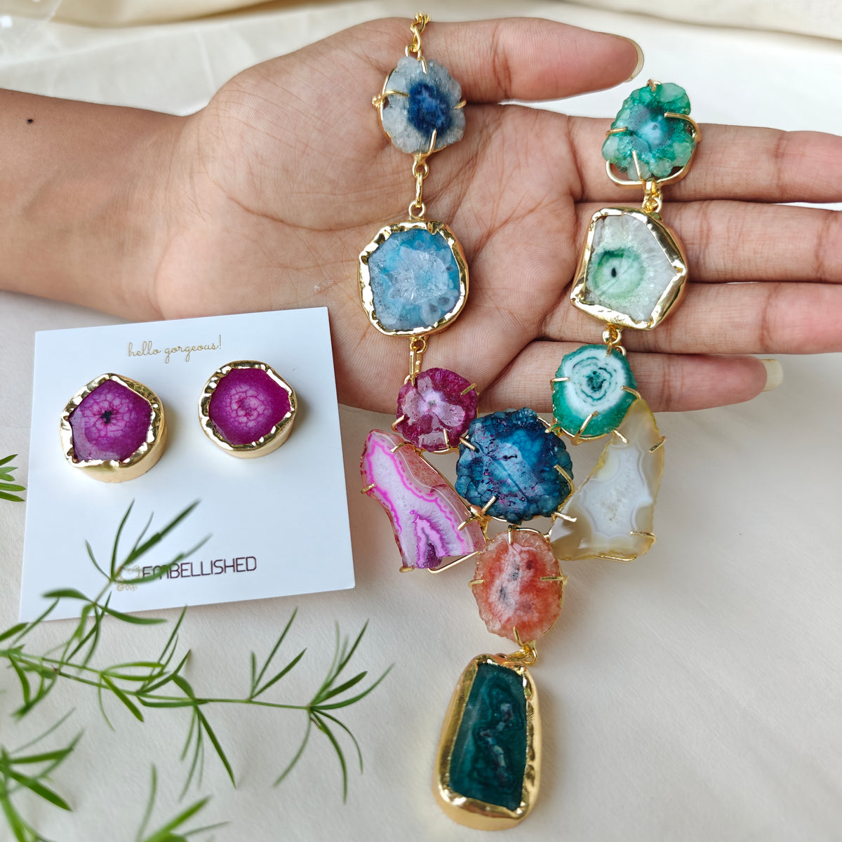 Rainbow Reverie Necklace set