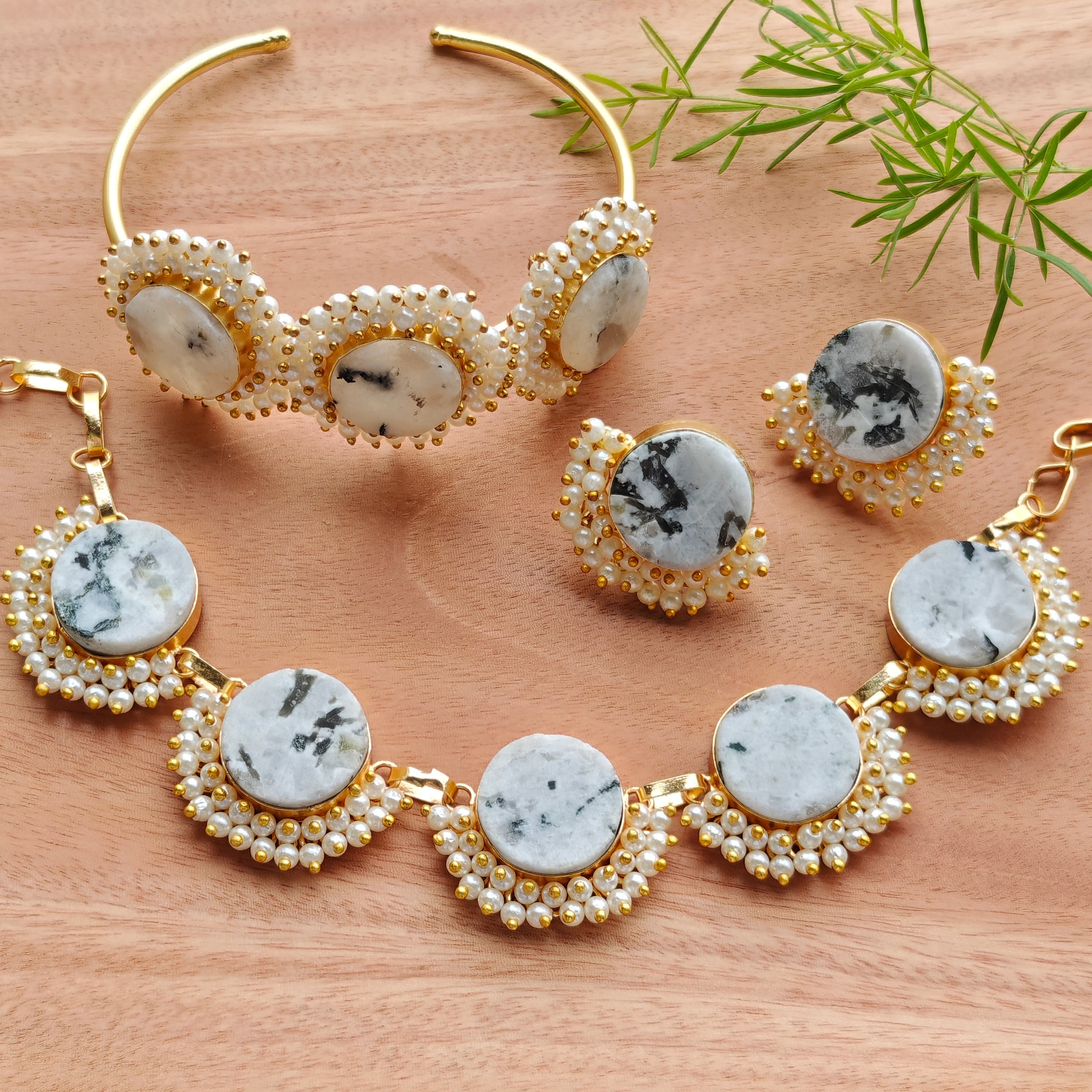 Royal Moonstone Pearl Ensemble