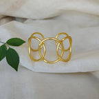 Golden Bubbles Statement Cuff