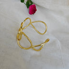 Golden Bubbles Statement Cuff