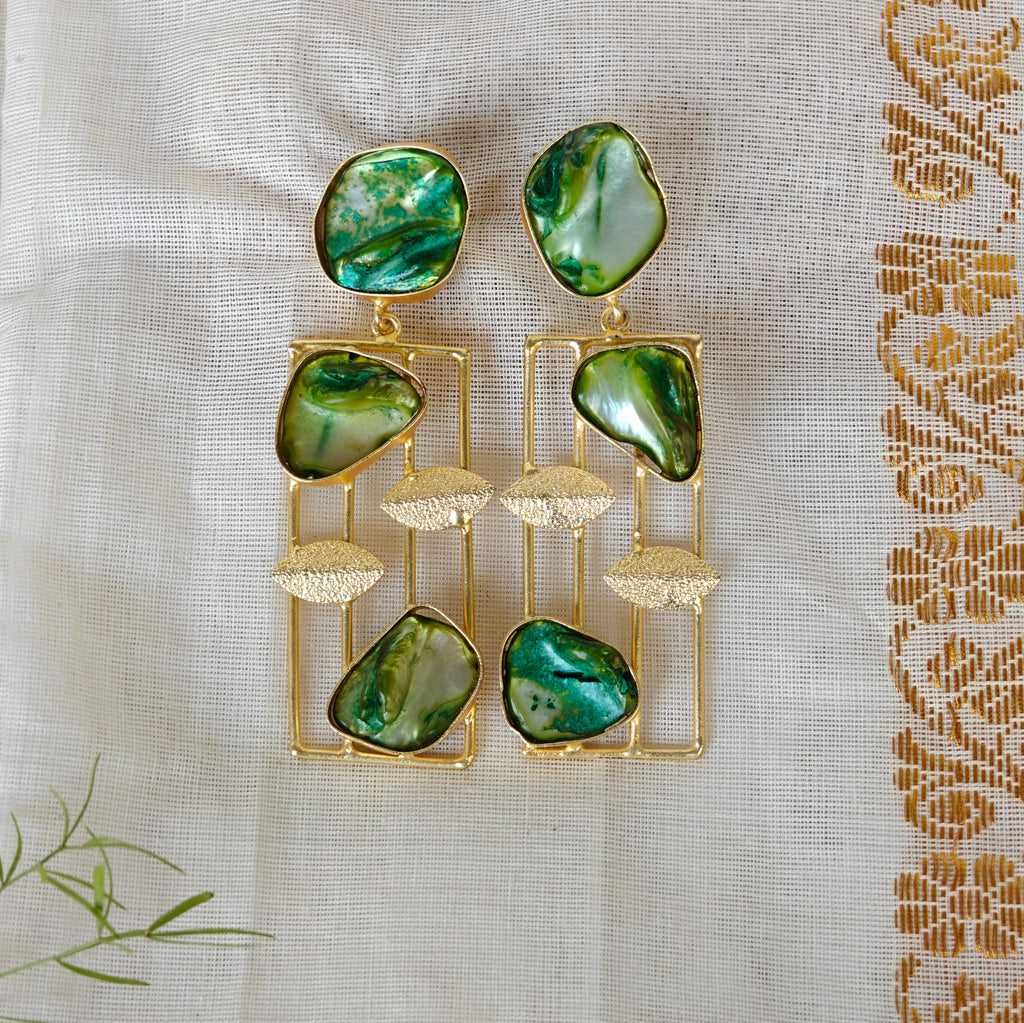 Verdant Symphony Statement Earrings