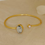 Moonstone and Pearl slim kada