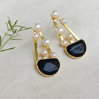 Abstract Melody drop earrings