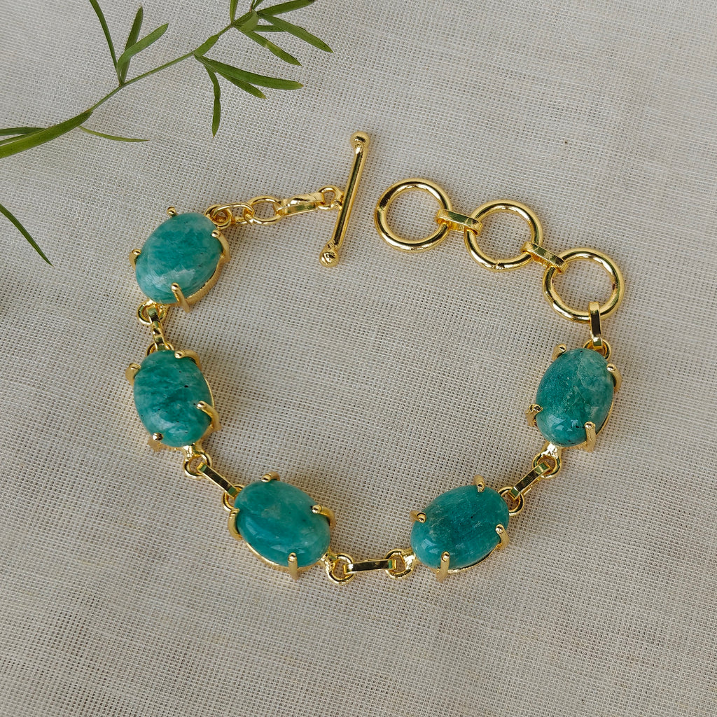 Natural tumble stones bracelet