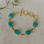 Natural tumble stones bracelet